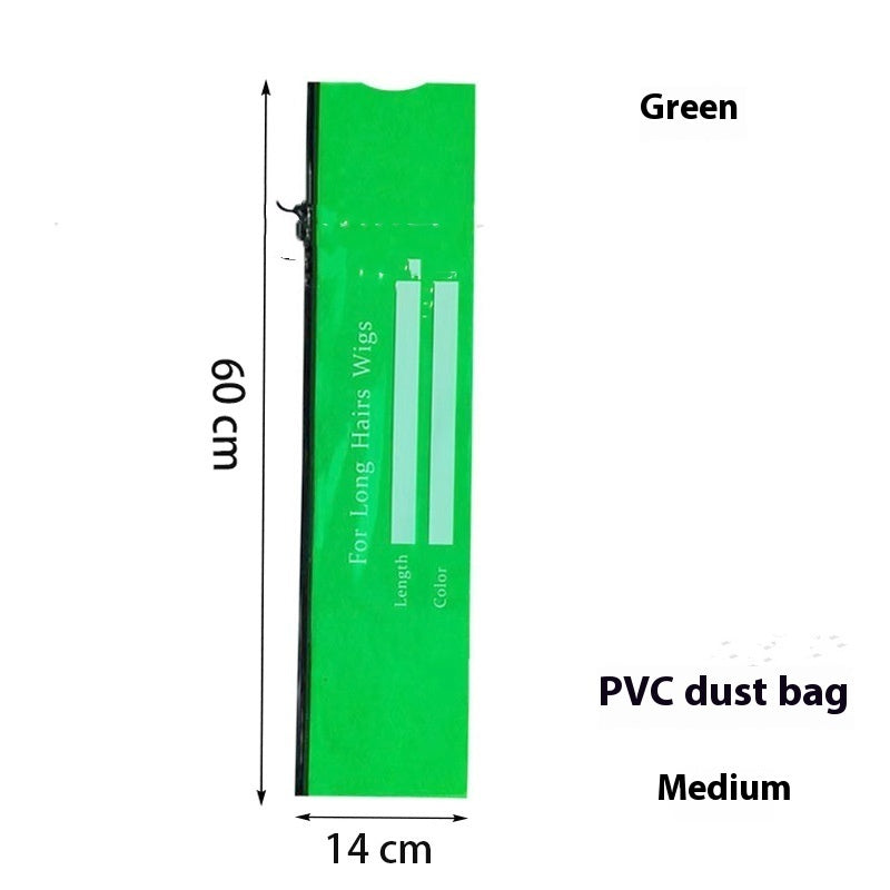 Wig Plastic Dustproof Storage Bag